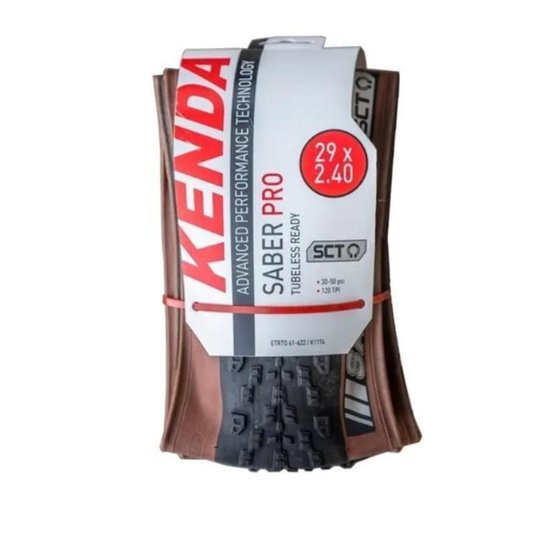 Pneu Bicicleta MTB Kenda K1174 Saber Pro Tubelles 29x2.4 - Preto Menor preço em Pneu Bicicleta MTB Kenda K1174 Saber Pro Tubelles 29x2.4 - Preto