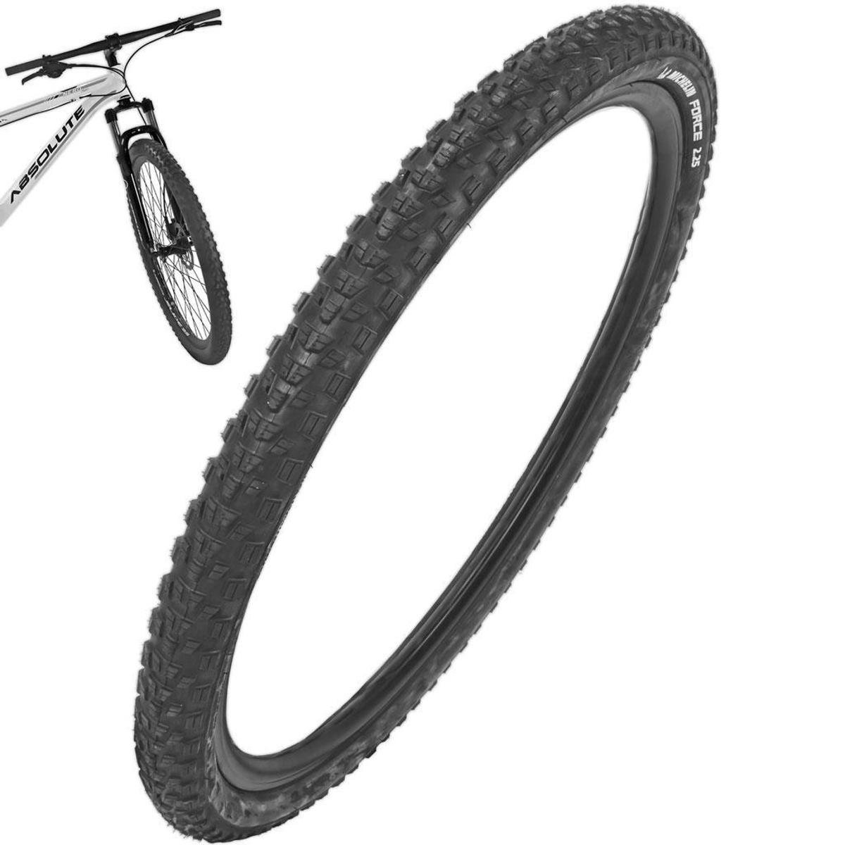 Pneu VTT Michelin Force 29x2.25 Access Line Rigide Noir - Excellent Grip Et Durabilité