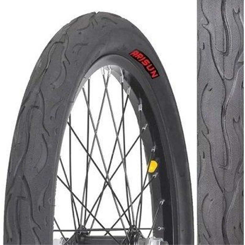 Pneu Flame 26X2.125 Slick H-584 - ARISUN Preto