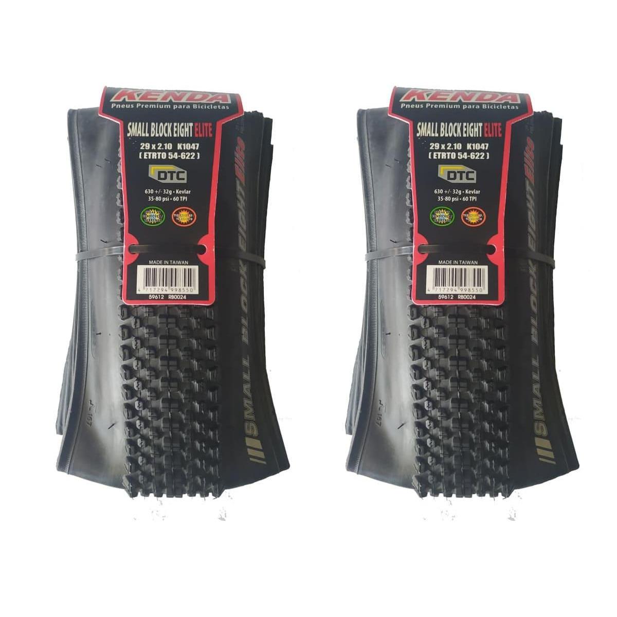 Pneus de Bicicleta Kenda Small Block Eight Elite 29 x 2.10 60 Tpi Mtb ...