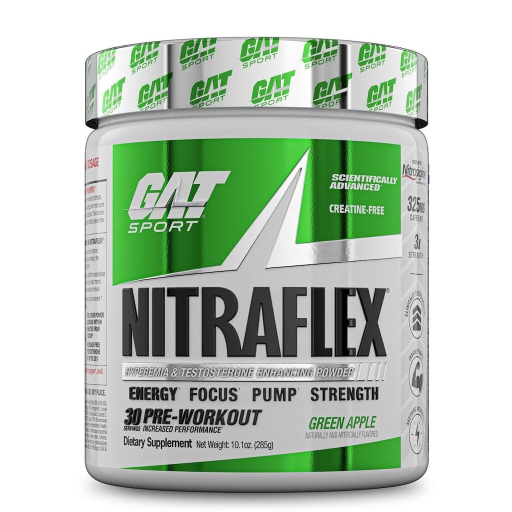 Pó pré-treino GAT SPORT Nitraflex Advanced Blue Raspberry