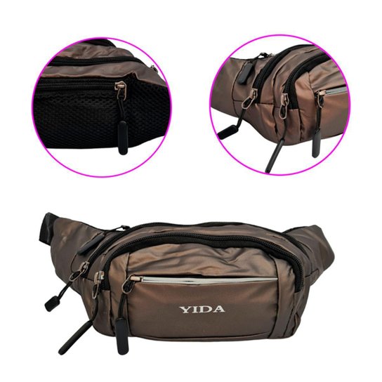 POCHETE MASCULINA BOLSA CINTURA MOTOQUEIRO MULTIUSO