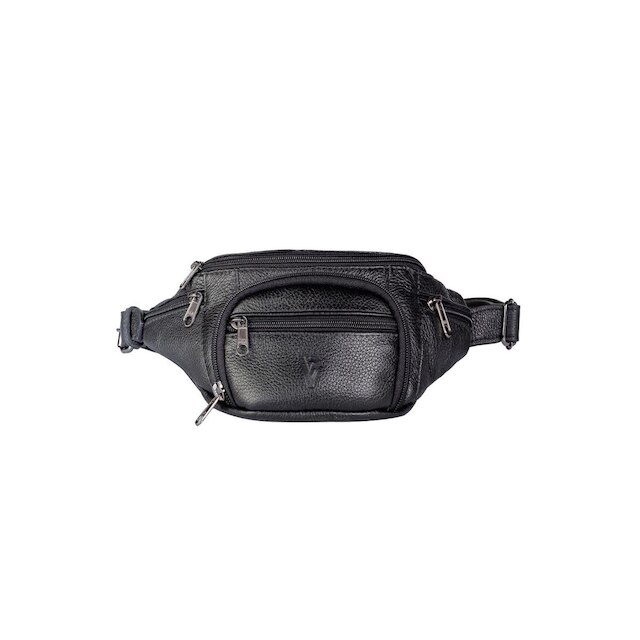 Pochete masculina de couro floater David