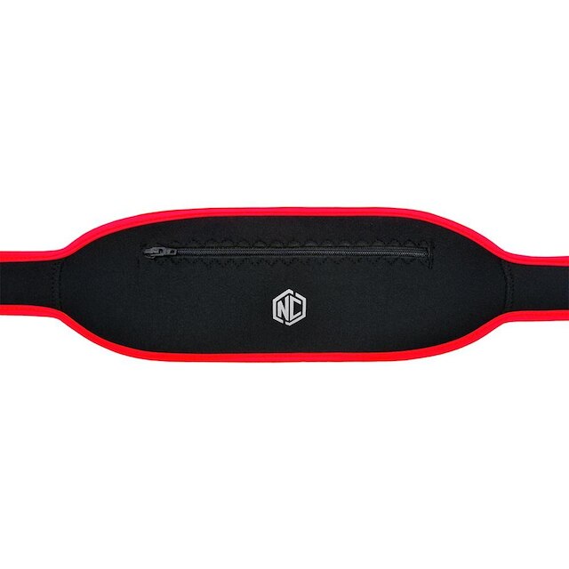 Pochete Slim em Neoprene - Preto c/ Vermelho