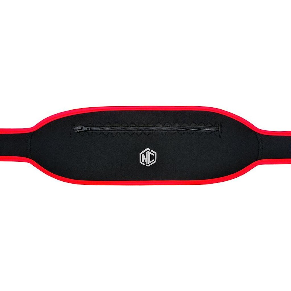 Pochete Slim em Neoprene - Preto c/ Vermelho