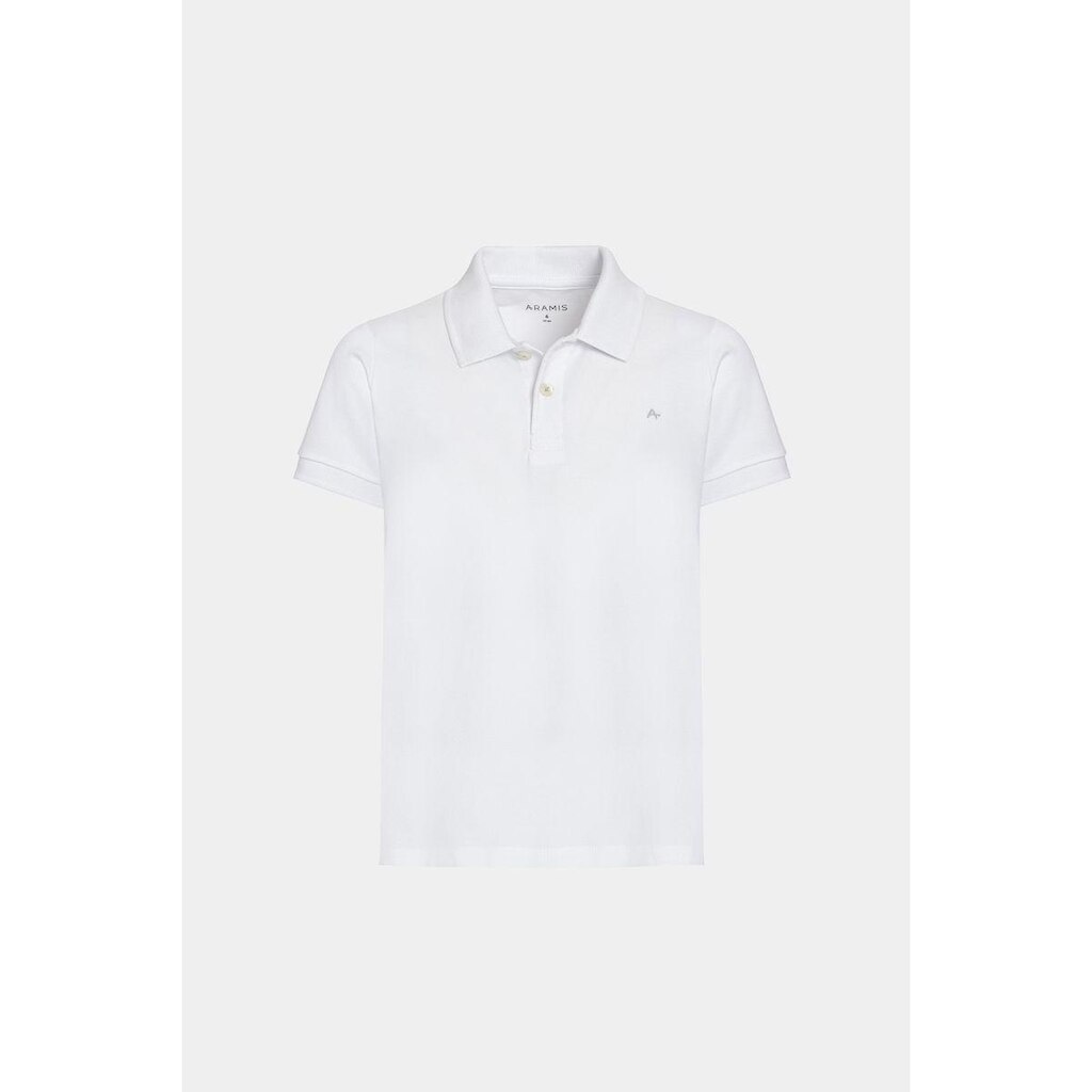 Polo Aramis Algodão Básica Manga Curta Branco