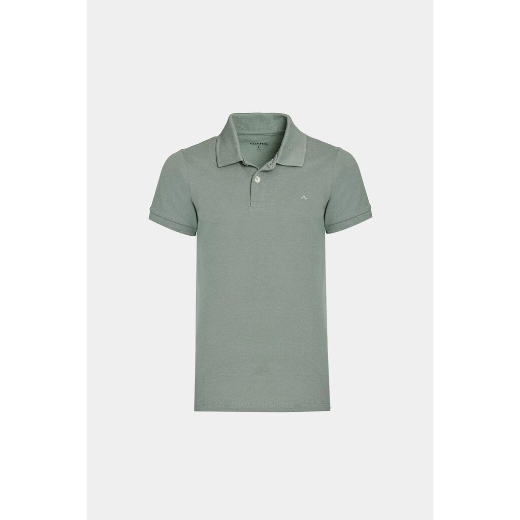 Polo Aramis Algodão Básica Manga Curta Menta