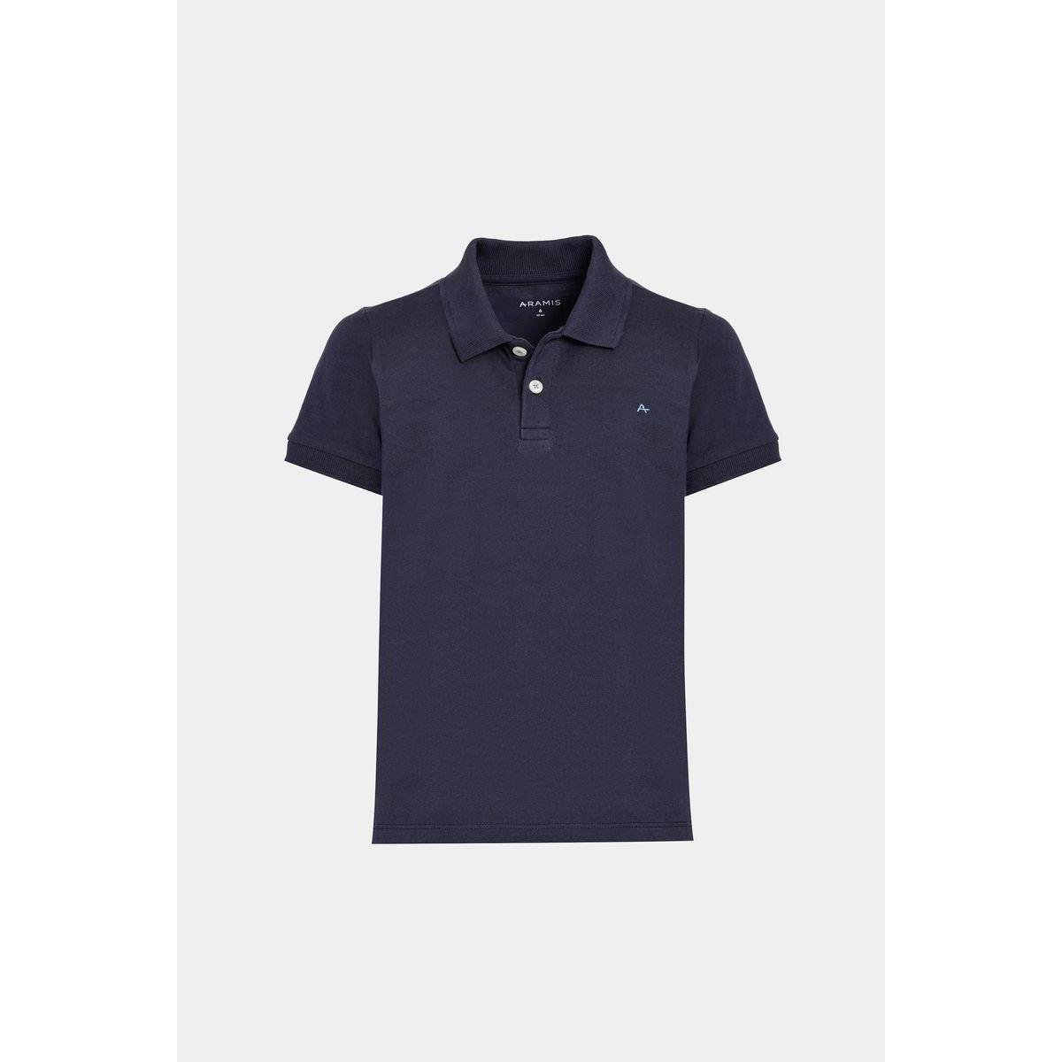 Polo Aramis Algodão Básica Manga Curta Navy Menor preço em Polo Aramis Algodão Básica Manga Curta Navy