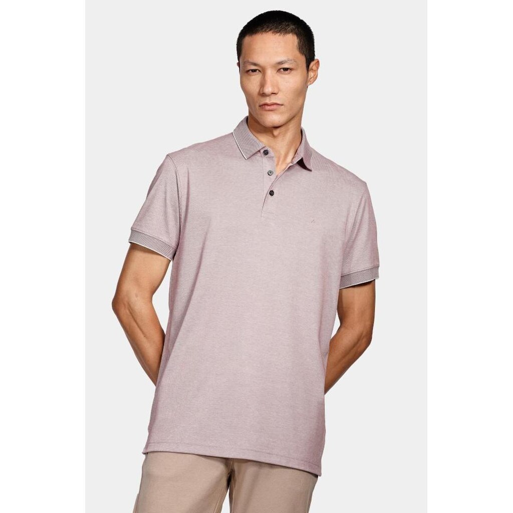 Polo Aramis Interlock Tech Manga Curta Vermelho Maca