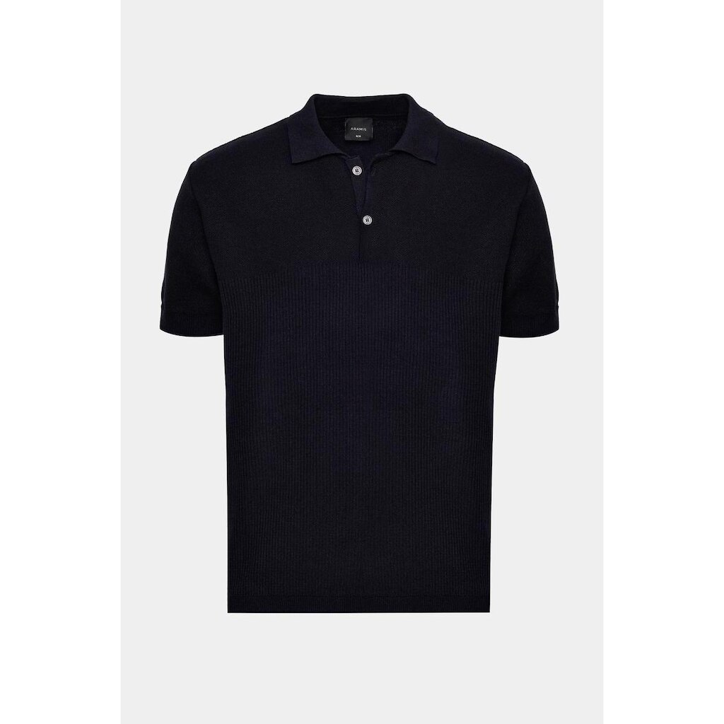 Polo Aramis Tricot Mc Mix Jacquard Marinho