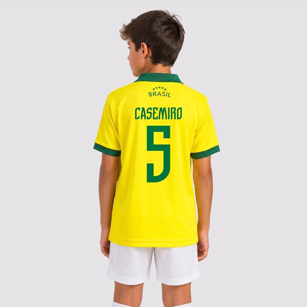 Polo Balboa Brasil Penta Infantil  5 Casemiro