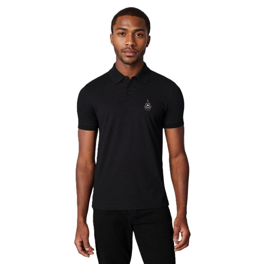 Polo Botafogo Escudo Laurel Patch Reserva