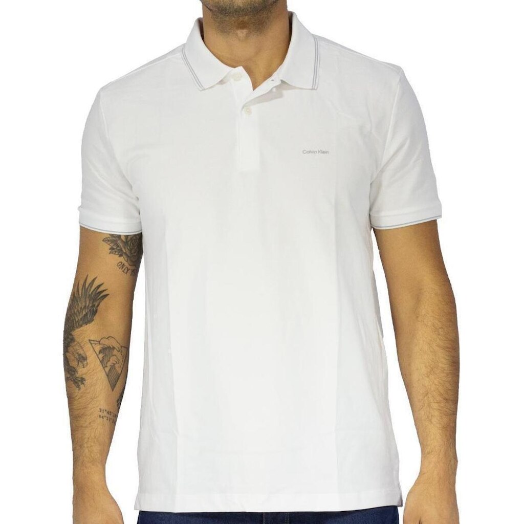 Polo Calvin Klein Regular Basica Masculino