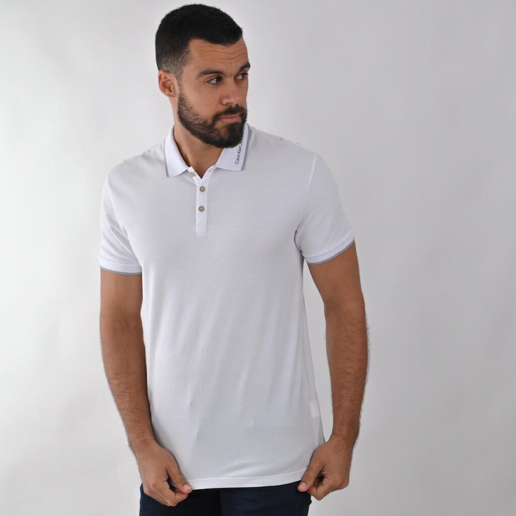Polo Calvin Klein Silk Logo Gola 2