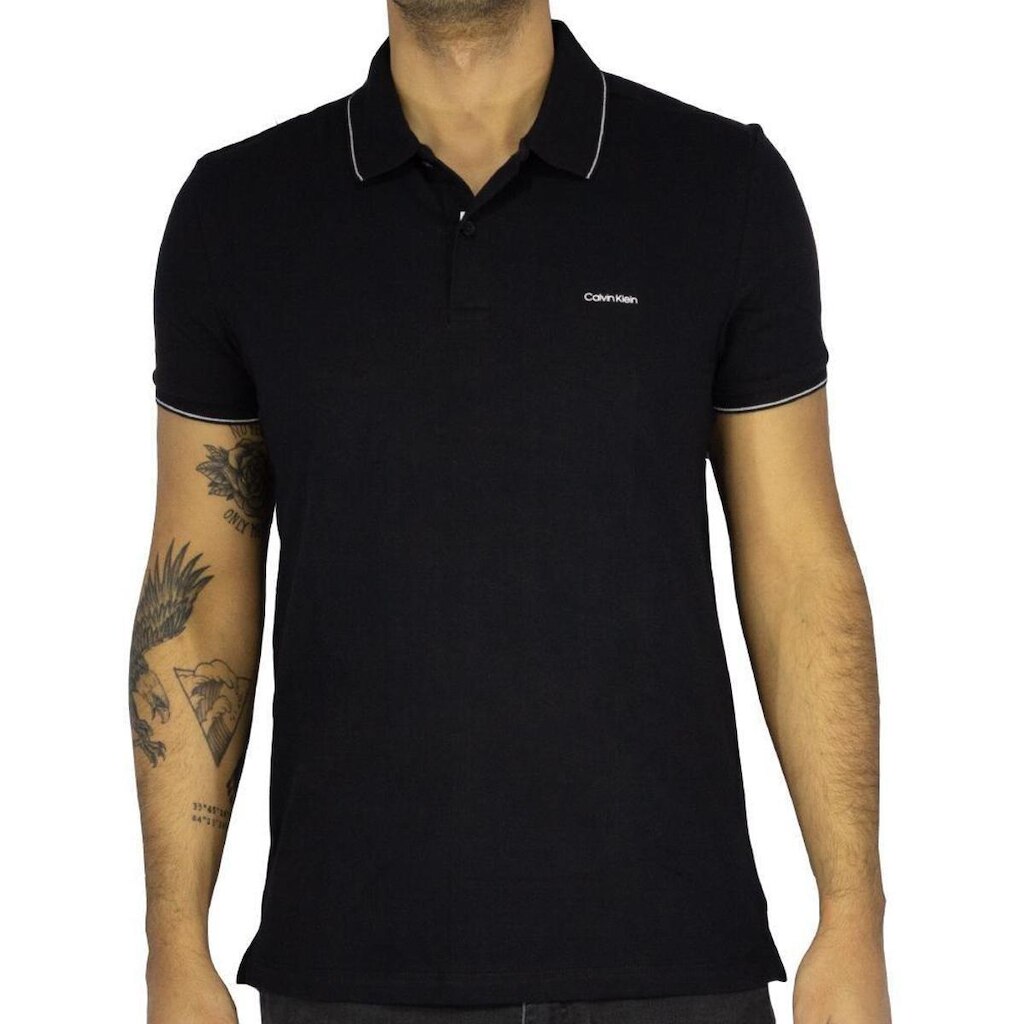 Polo Calvin Klein Slim Basica Masculino