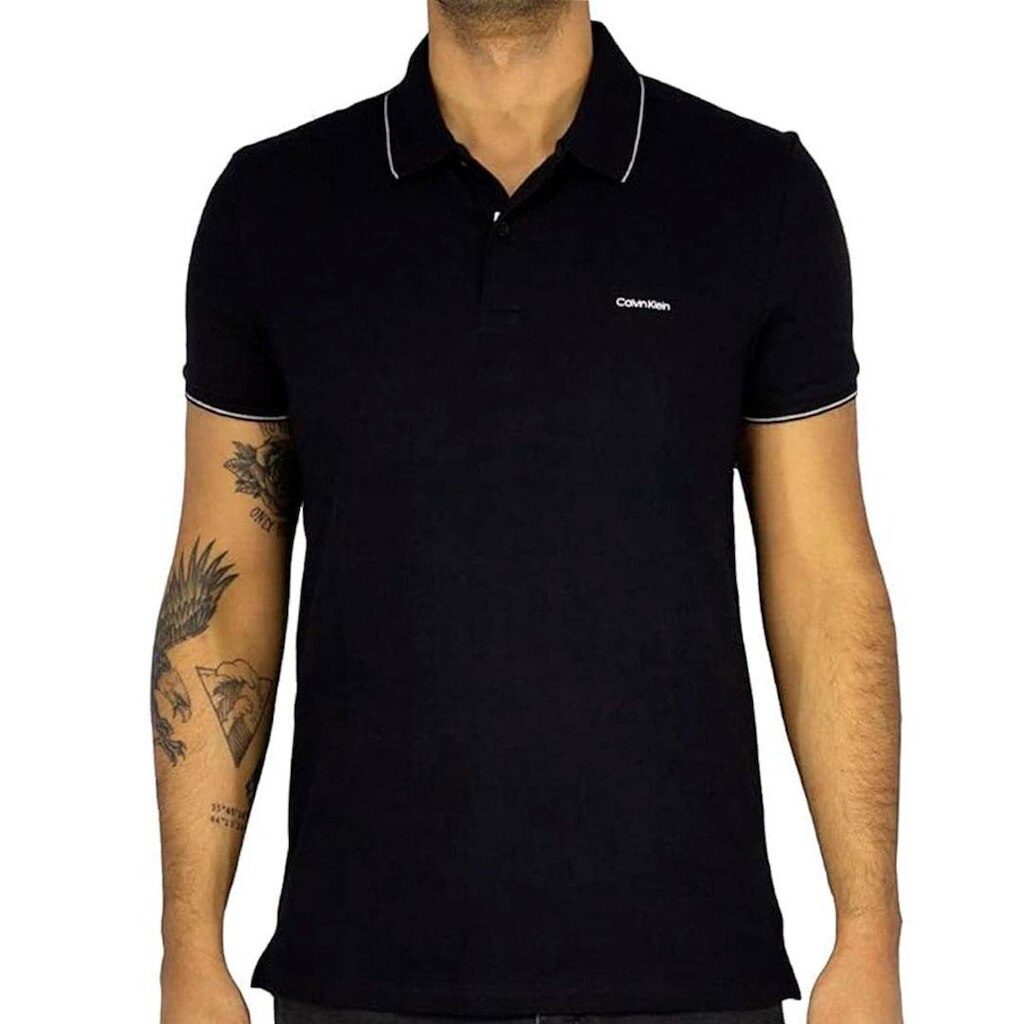 Polo Calvin Klein Slim Basica Masculino