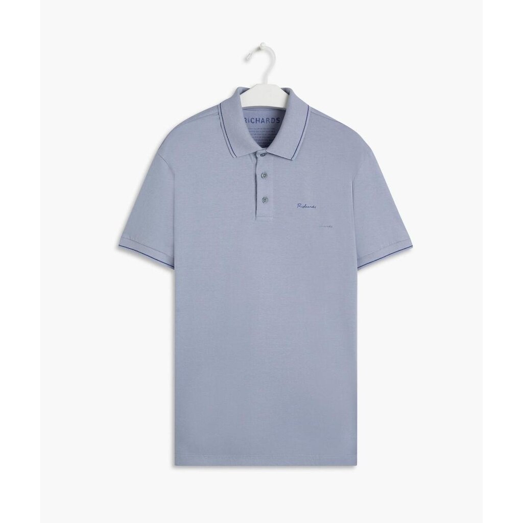 Polo Com Frisos Azul claro 004