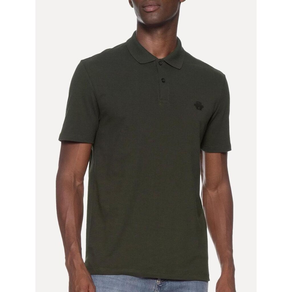 Polo John John Masculina Light Transfer Verde Escuro
