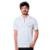 Polo John John Masculina Regular Fit Malha Points Cinza Claro Mescla - Cinza
