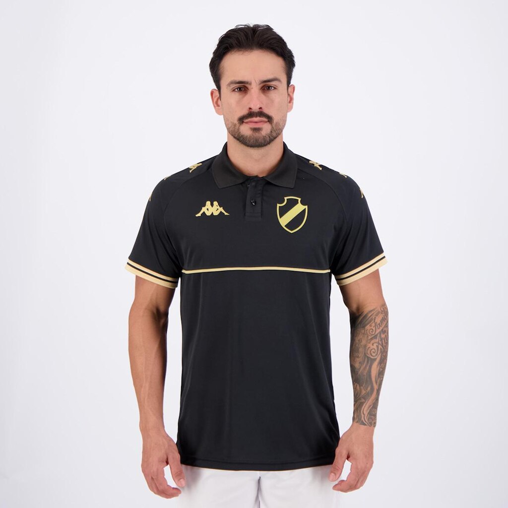 Polo Kappa Vasco Supporter Monochromatic