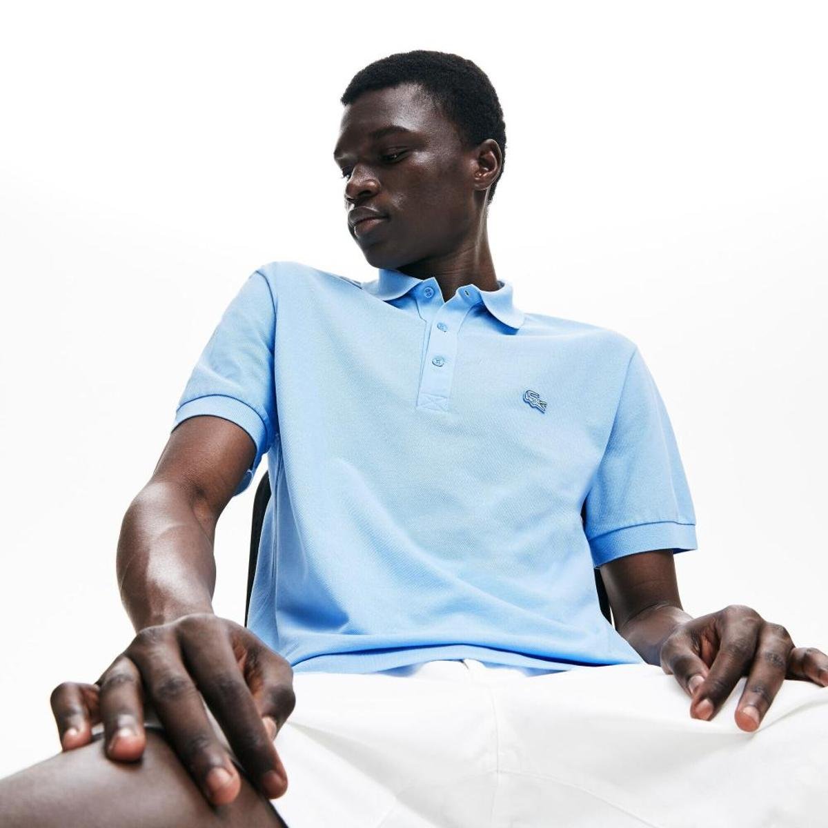 Polo Lacoste L.12.12 Original Fit - Azul Claro | Netshoes