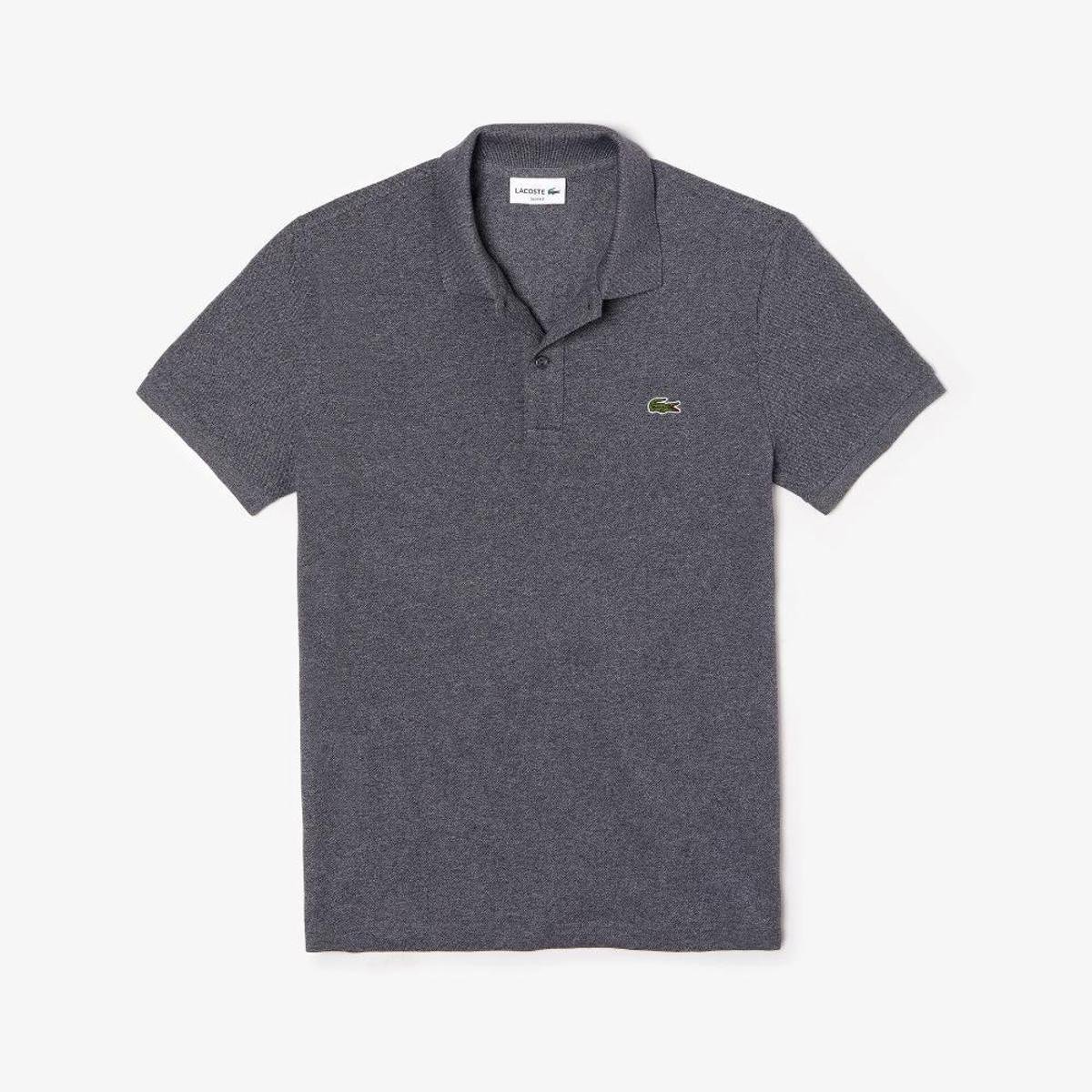 gray lacoste shirt