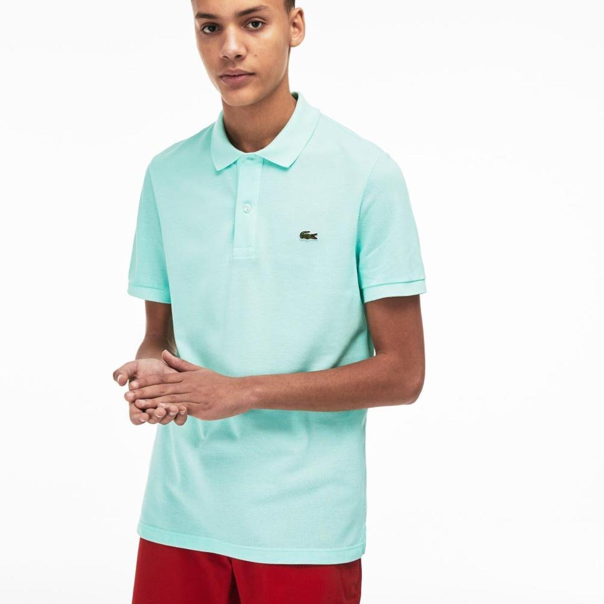 polo lacoste verde claro