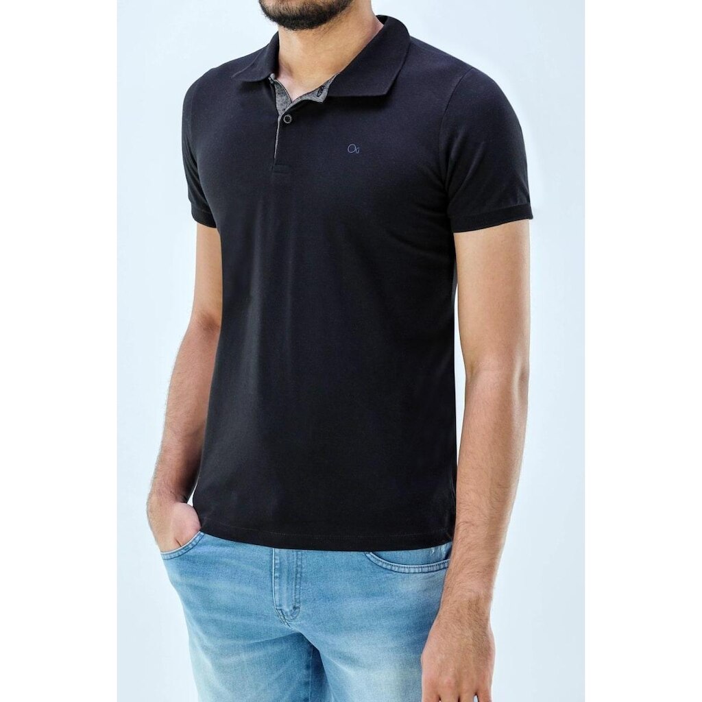Polo Masculina Ogochi MC Essencial Slim PTL
