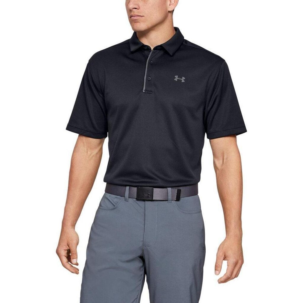 Polo Masculina Under Armour Tech 3GG Cinza