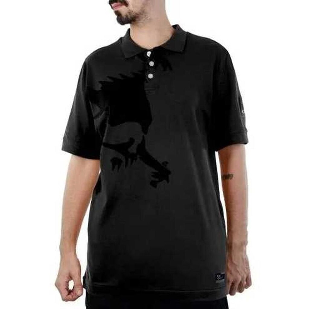 Polo Masculino Oakley Iconic 02e- Blackout G