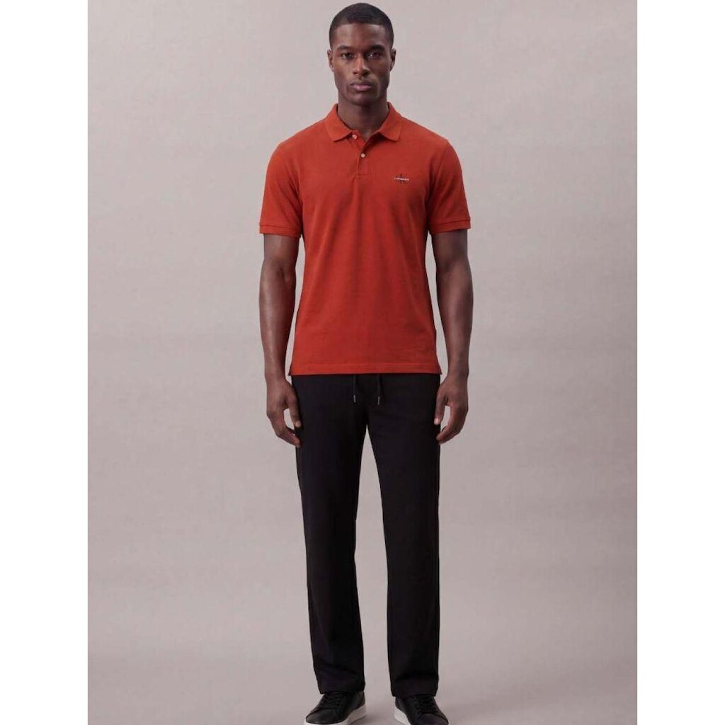 Polo Mc Ckj Masc Logo Re Issue Peito - Ferrugem