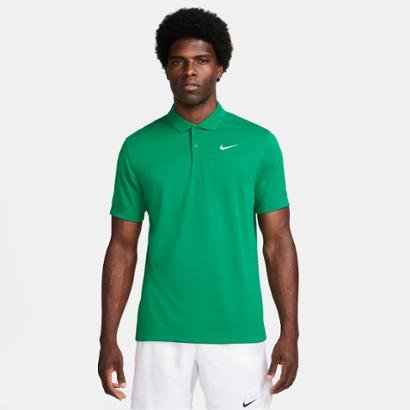 Polo Nike Court Dri-FIT Masculina - Verde | Netshoes