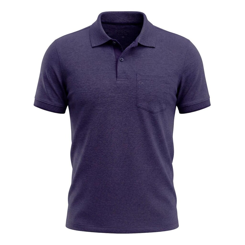 Polo Ogochi Verde Mc Casual Slim Com Bolso
