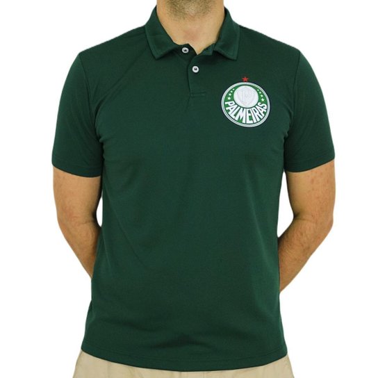 Polo Palmeiras Basic Escudo Verde