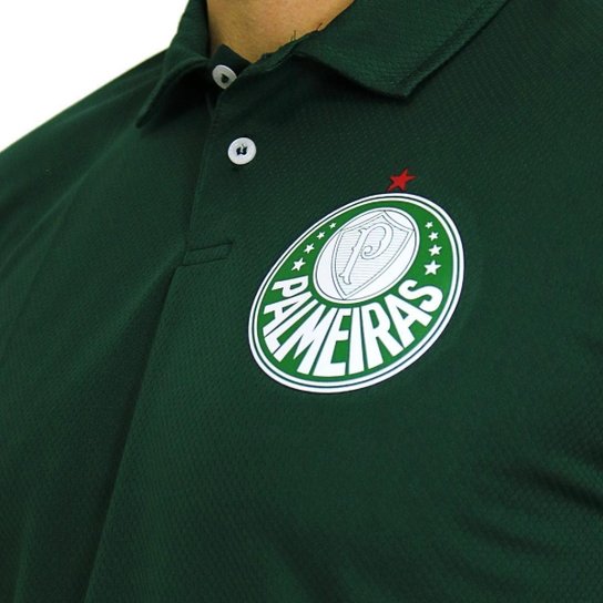 Polo Palmeiras Basic Escudo Verde