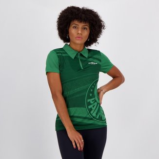 Polo Palmeiras Waves Feminina Verde