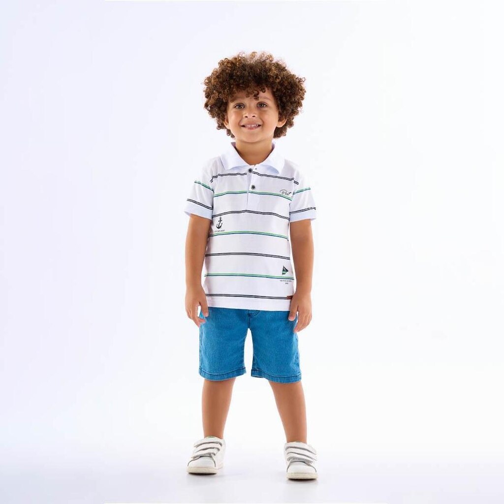 Polo Primeiros Passos Menino - - 50660-3