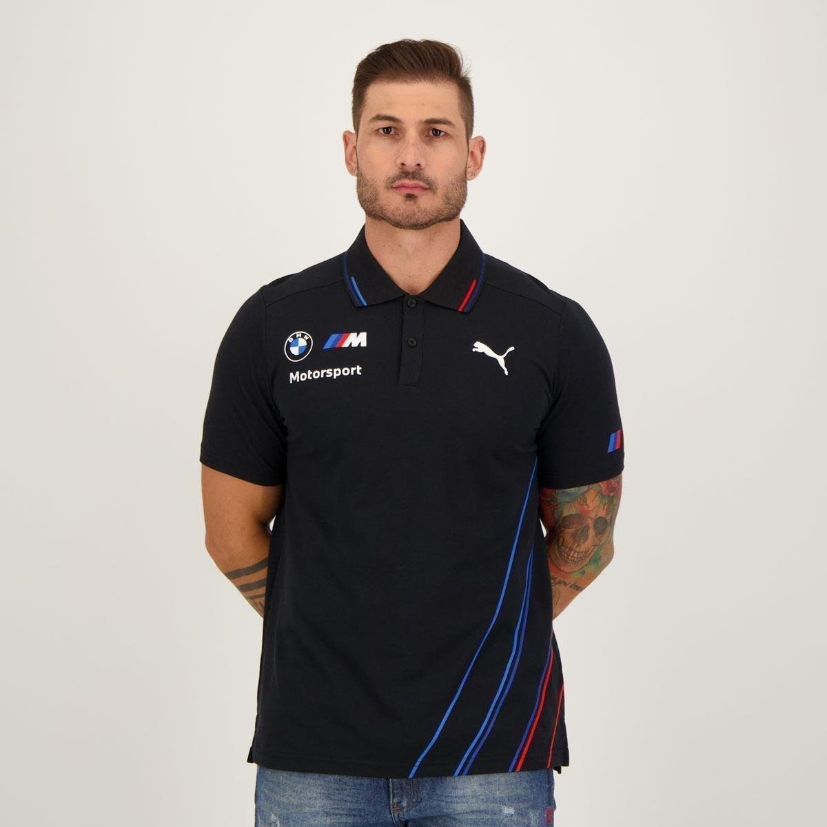 Polo Puma BMW Motorsport Team Preta Preto Netshoes