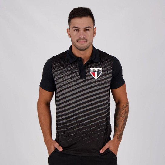 Polo São Paulo Soberano Masculina - Preto é boa?