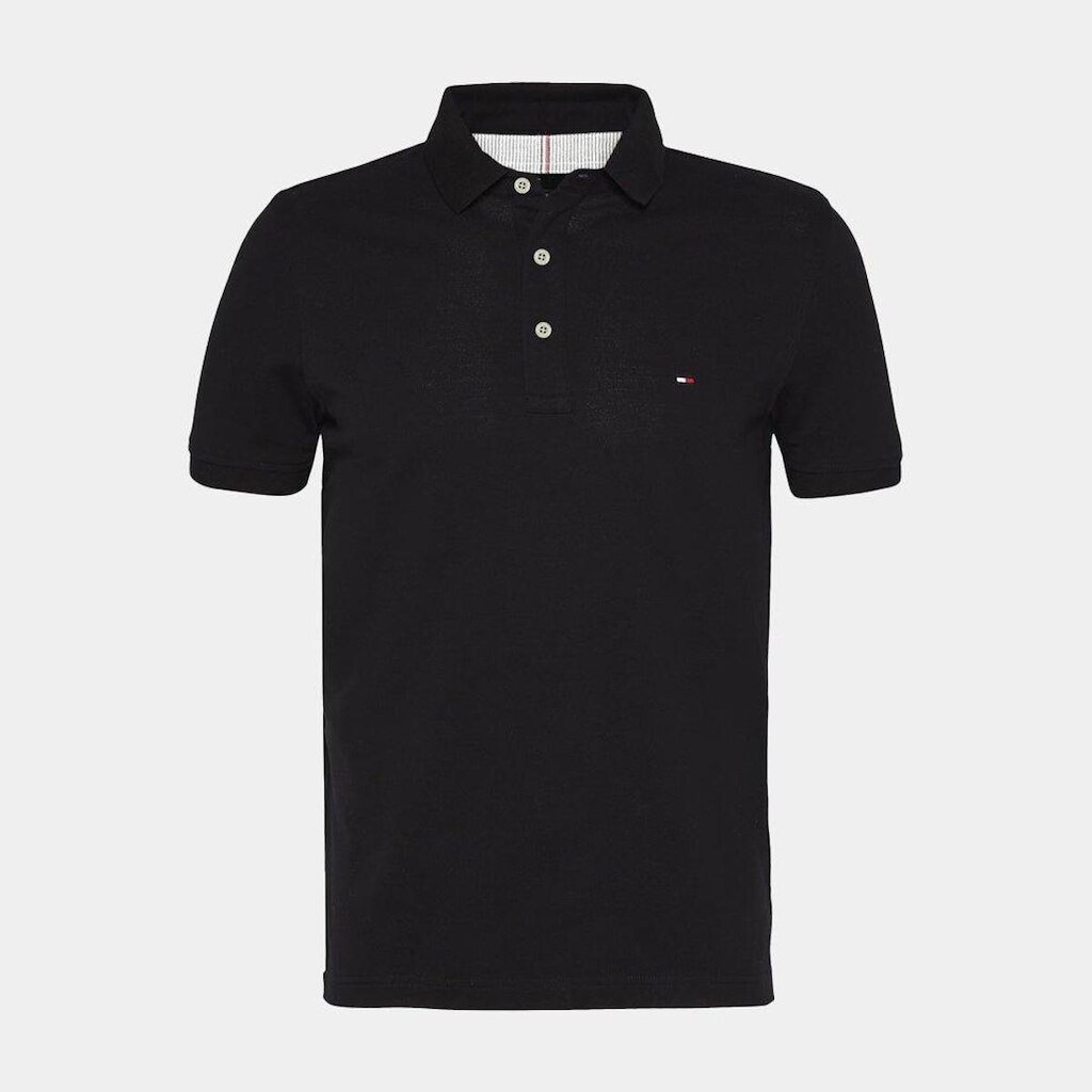 Polo Tommy Hilfiger 1985 Slim Preto