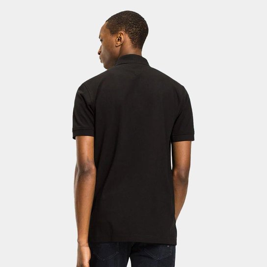 Polo Tommy Hilfiger 1985 Slim Preto