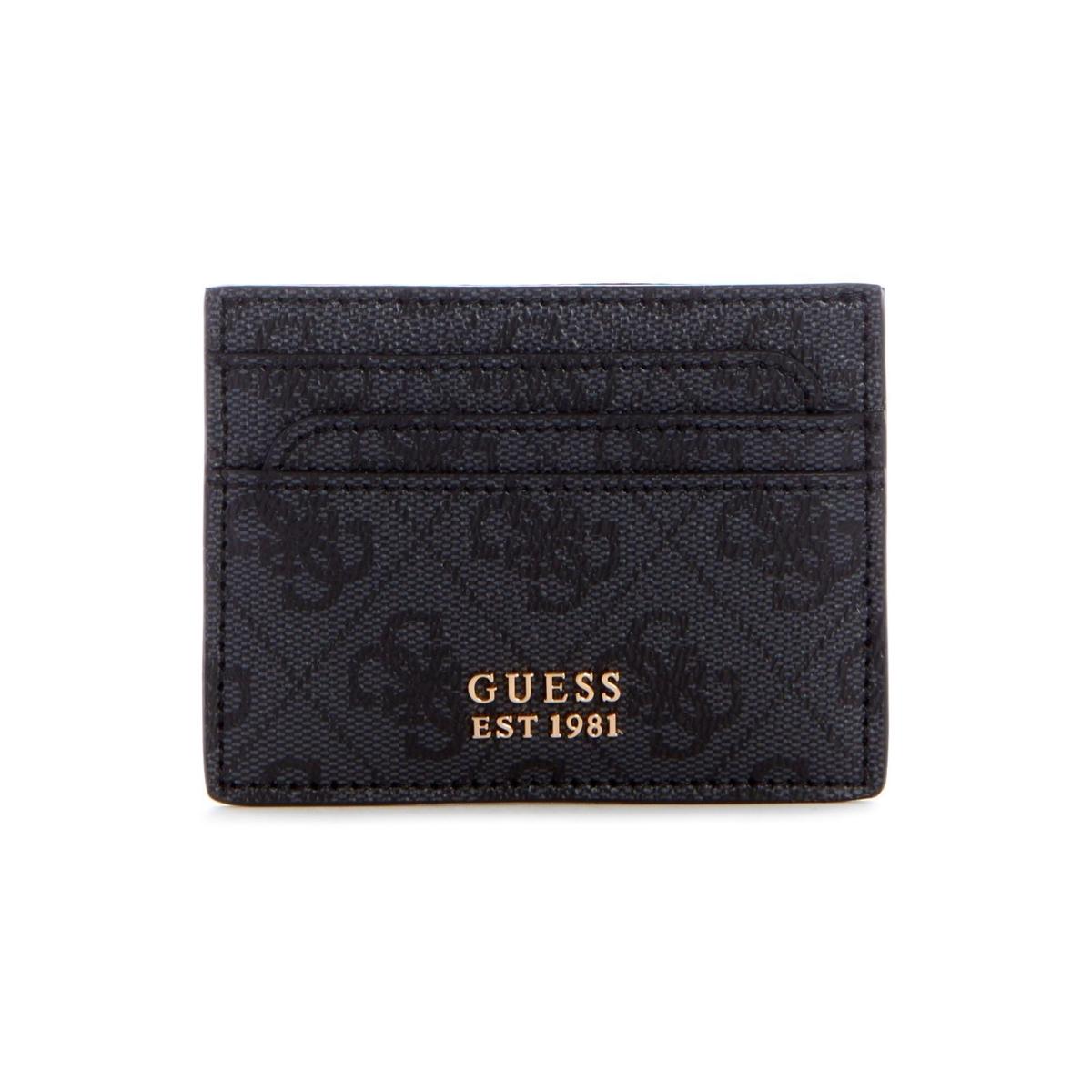 GUESS Cosette SLG Card Holder – Schwarz, Kartenhalter Mit 6 Fächern, 10,5 X 8 Cm
