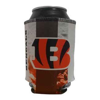 Porta Latinhas Neoprene Cincinnati Bengals NFL Laranja