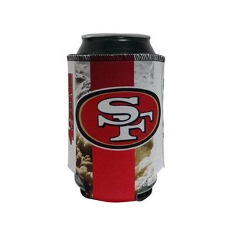 Porta Latinhas Neoprene San Francisco 49ers NFL Vermelho