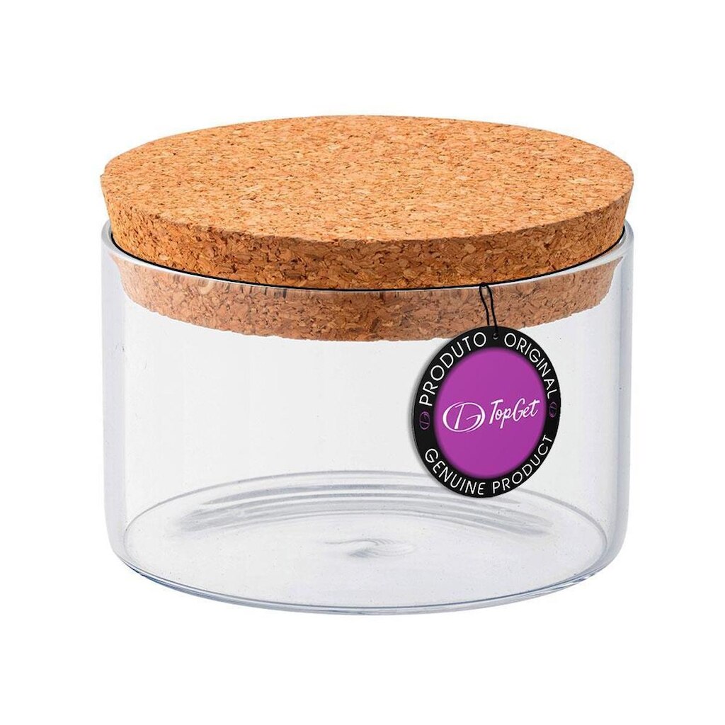 Pote em Vidro 380 ml Flora TopGet