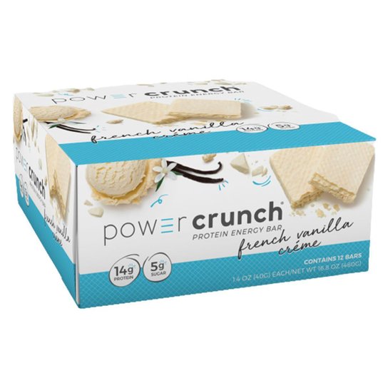 POWER CRUNCH BAR 12 UNIDADES POWER CRUNCH (VANILLA CREAM) Netshoes
