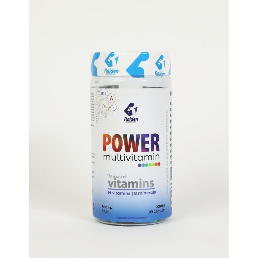 Power Multivitamin 90 Cápsulas - Raiden Nutrition Sabor:Sem