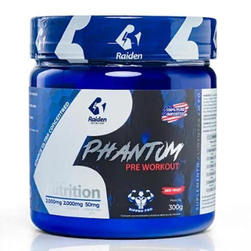 Pré-Treino 300g - Raiden Nutrition Sabor:Frutas