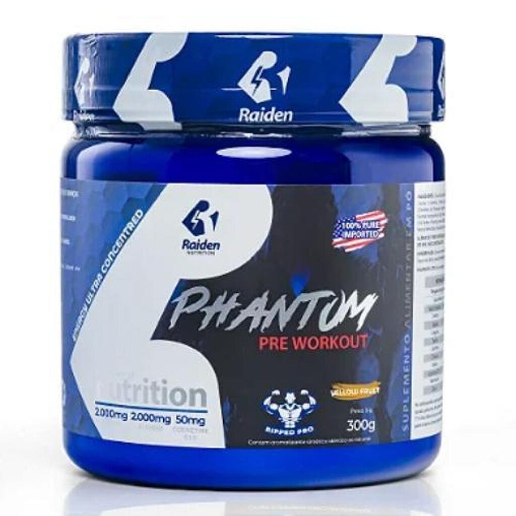 Pré-Treino 300g - Raiden Nutrition Sabor:Frutas