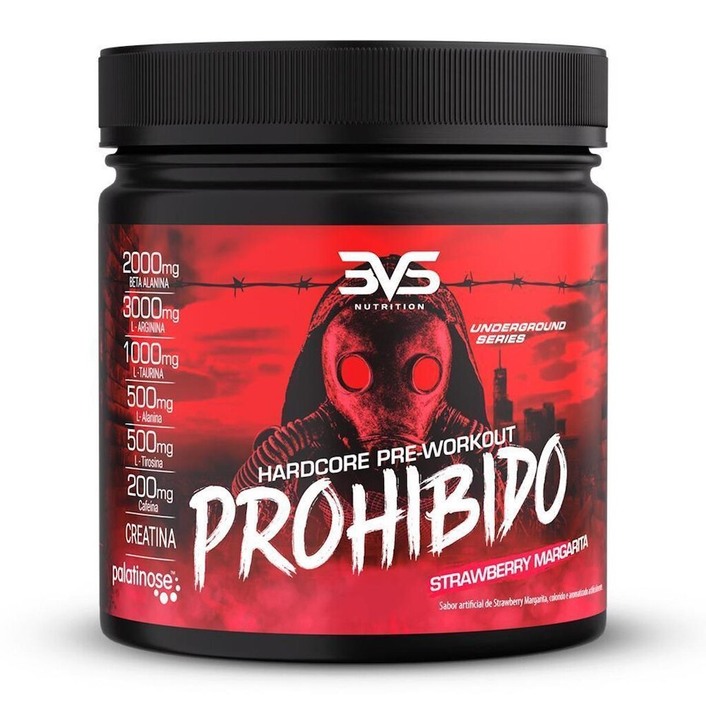 Pré Treino 3VS Nutrition Prohibido 180g